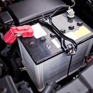 Up close look at a Car Battery. Uncle Al's provides exceptional Car Battery Replacement in Gladstone and Portland OR