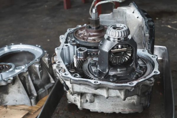 Transmission equipment ready for Uncle Al's Differential Repair & Rebuild.